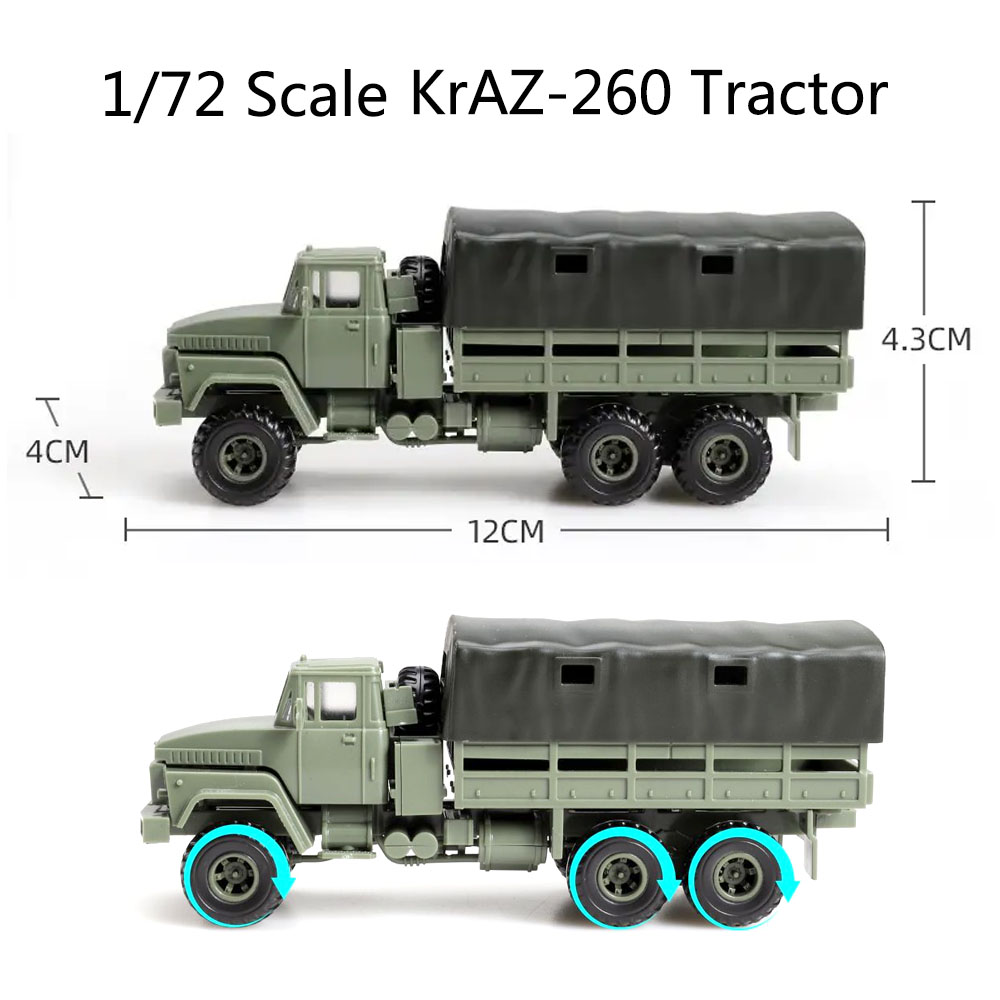 Model Kit Ukraine - 4D 1/72 Ukraine KRAZ260 Heavy-duty Truck