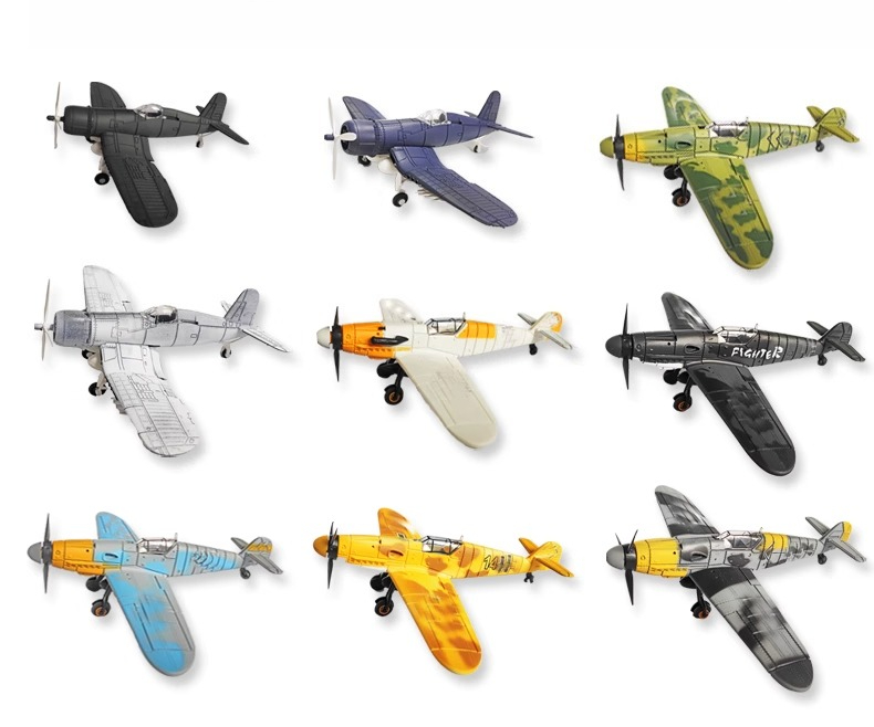 Model Kit Spitfire - 6pcs/set WWII UK Hurricane Spitfire Volley