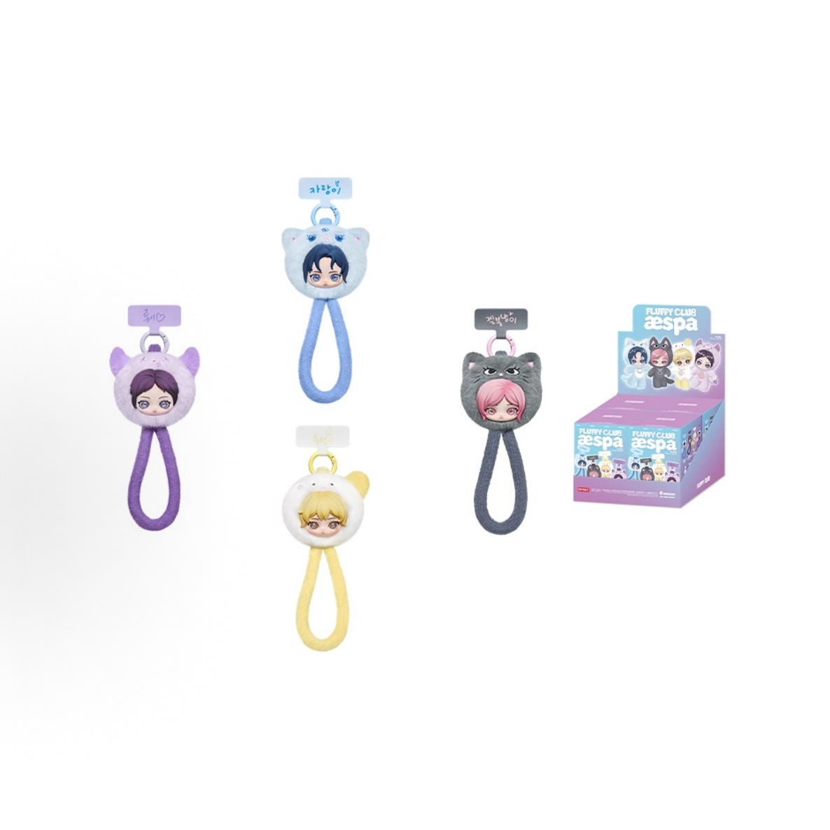 Model Kit Mobil - POP MART Aespa FLUFFY CLUB SERIES