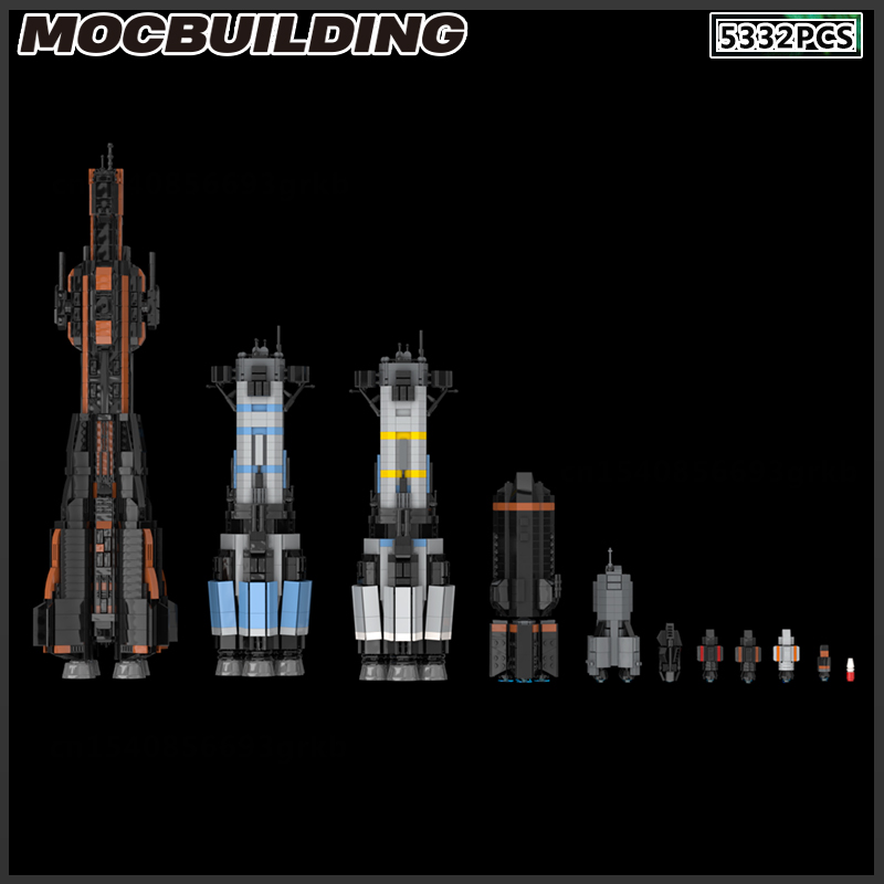 MOC Building Block Space Ship  - đánh giá và giá Model Kit Destroyer
