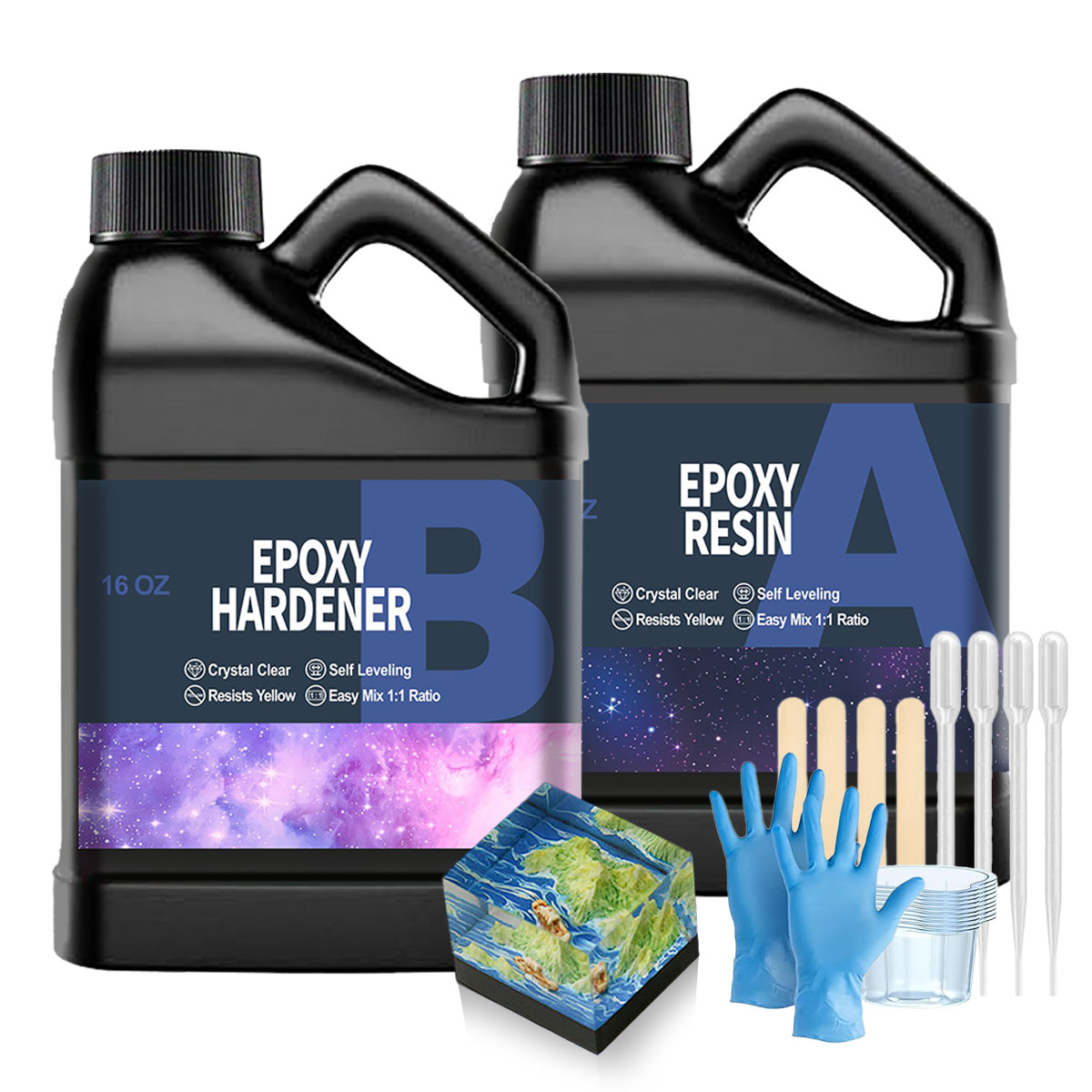 32OZ Clear Epoxy Resin Kit, No - đánh giá và giá Resin Kit Cast