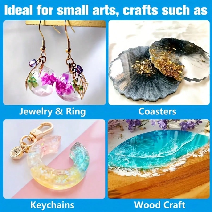 Crystal Clear Epoxy Resin 1:1  - đánh giá và giá Resin Kit Cast