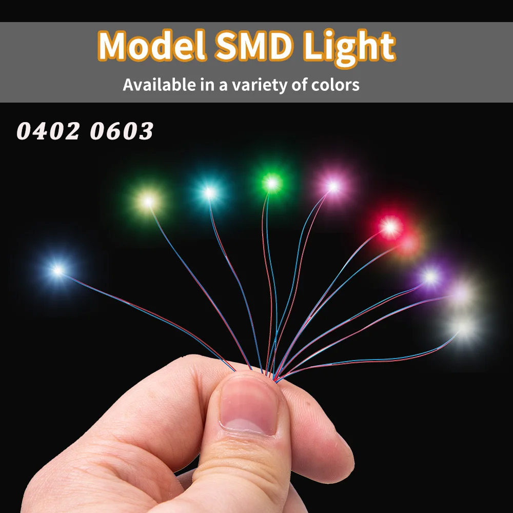 5PCS 3V LED 0402 0603 SMD Lamp - đánh giá và giá Model Kit Locomotive
