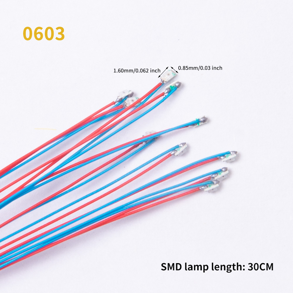 5PCS 3V LED 0402 0603 SMD Lamp - đánh giá và giá Model Kit Locomotive