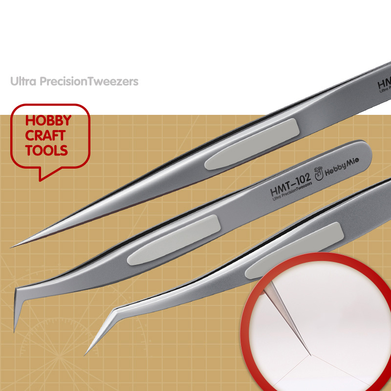HMT101 Angled Straight Anti St - đánh giá và giá Model Kit Tweezers