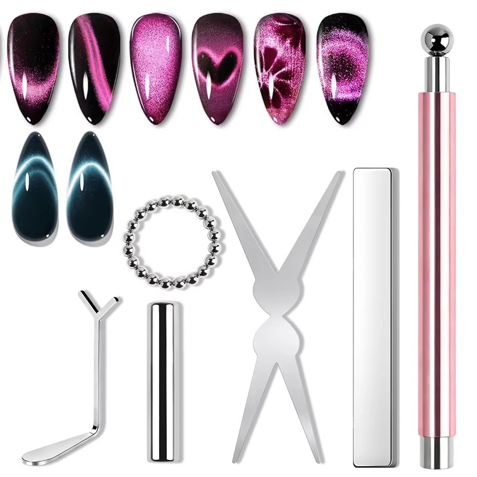 1/6Pcs Cat Eye Nail Magnet Too - đánh giá và giá Sanding Stick Set