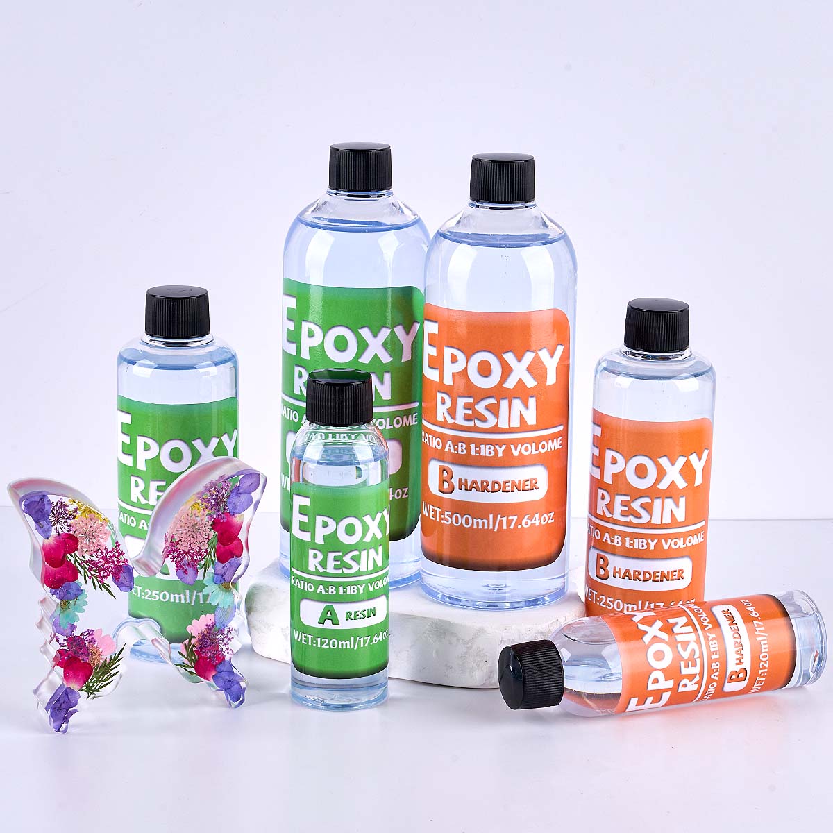1:1 Ratio Epoxy Resin Kit Anti - đánh giá và giá Resin Kit Cast