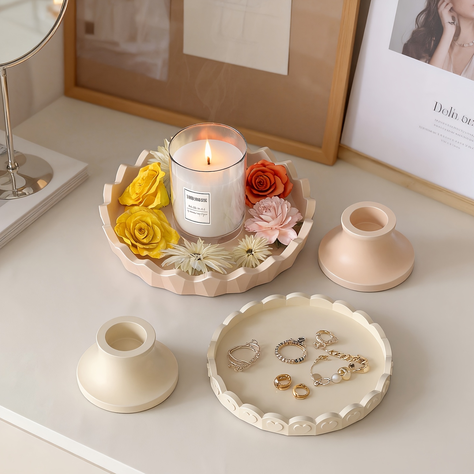 2pcs Silicone Tray Mold Set, R - đánh giá và giá Resin Kit Cast