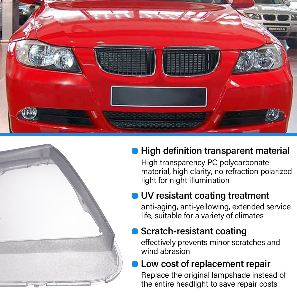 Car Headlight Cover Front for  - đánh giá và giá Model Kit Bmw