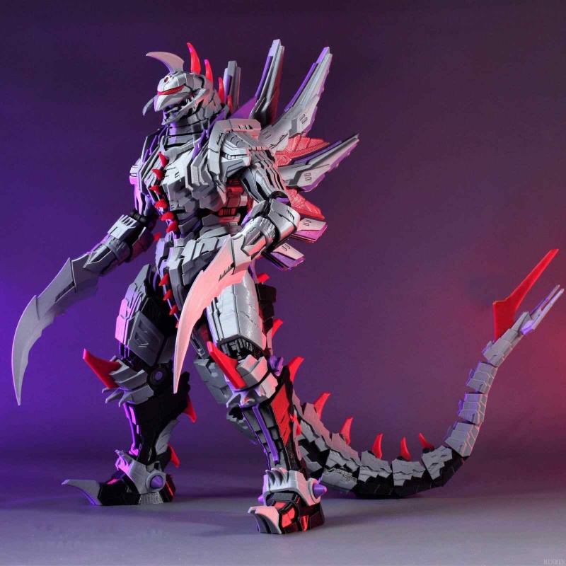 Hot Mech Gigan Action Figure 3 - đánh giá và giá Model Kit Kiryu