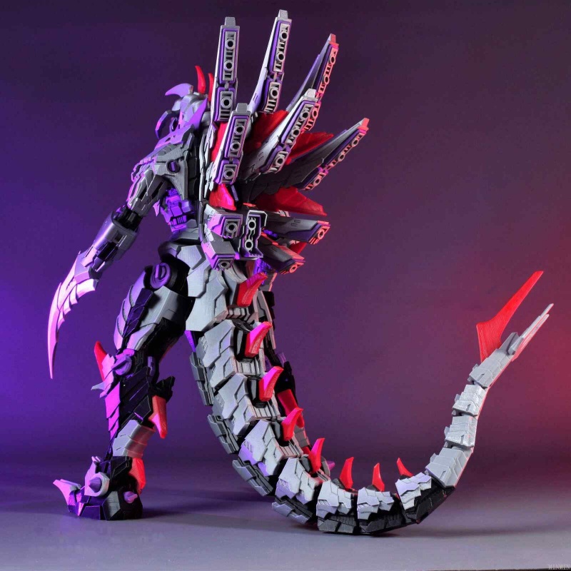 Hot Mech Gigan Action Figure 3 - đánh giá và giá Model Kit Kiryu