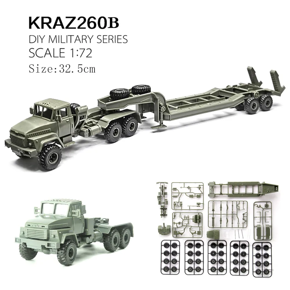 4D Hội Năm 1/72 Nga KRAZ260B N - đánh giá và giá Model Kit Ukraine