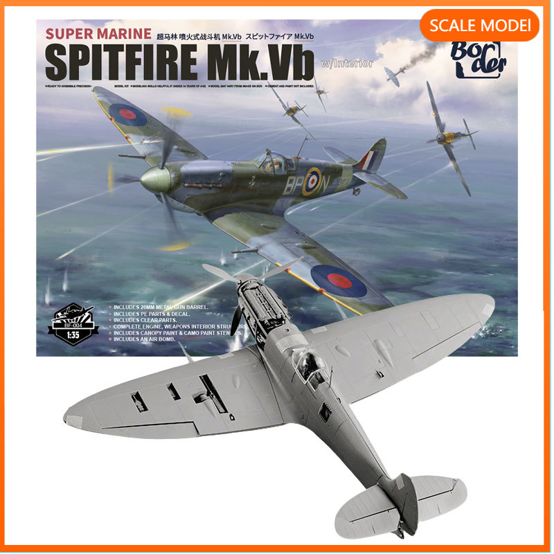 Border  1/35 BF-004 Spitfire F - đánh giá và giá Model Kit Spitfire