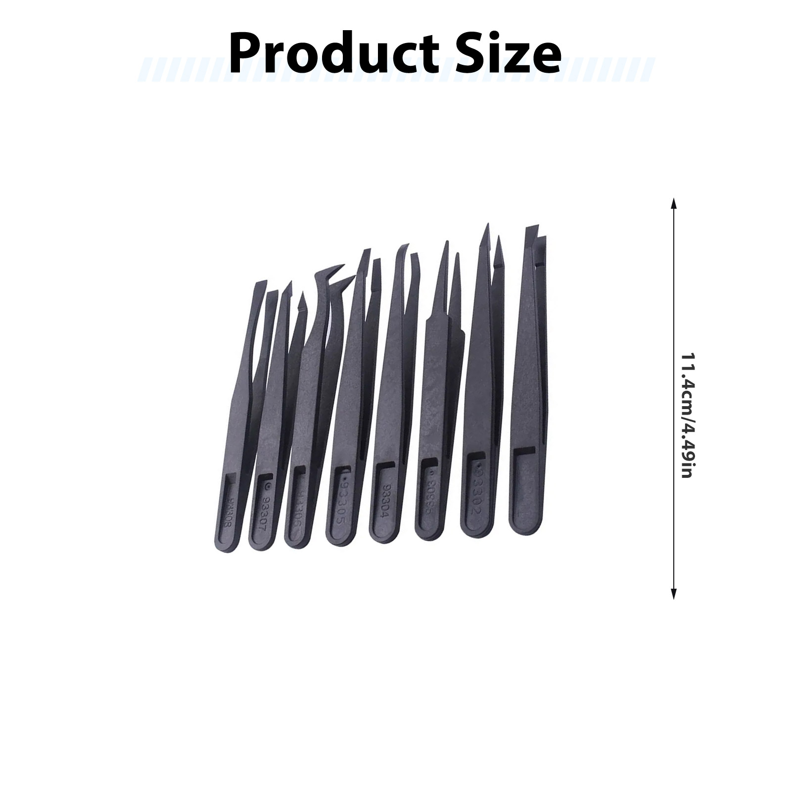 8pcs Carbon Fiber Tweezers Set - đánh giá và giá Model Kit Tweezers