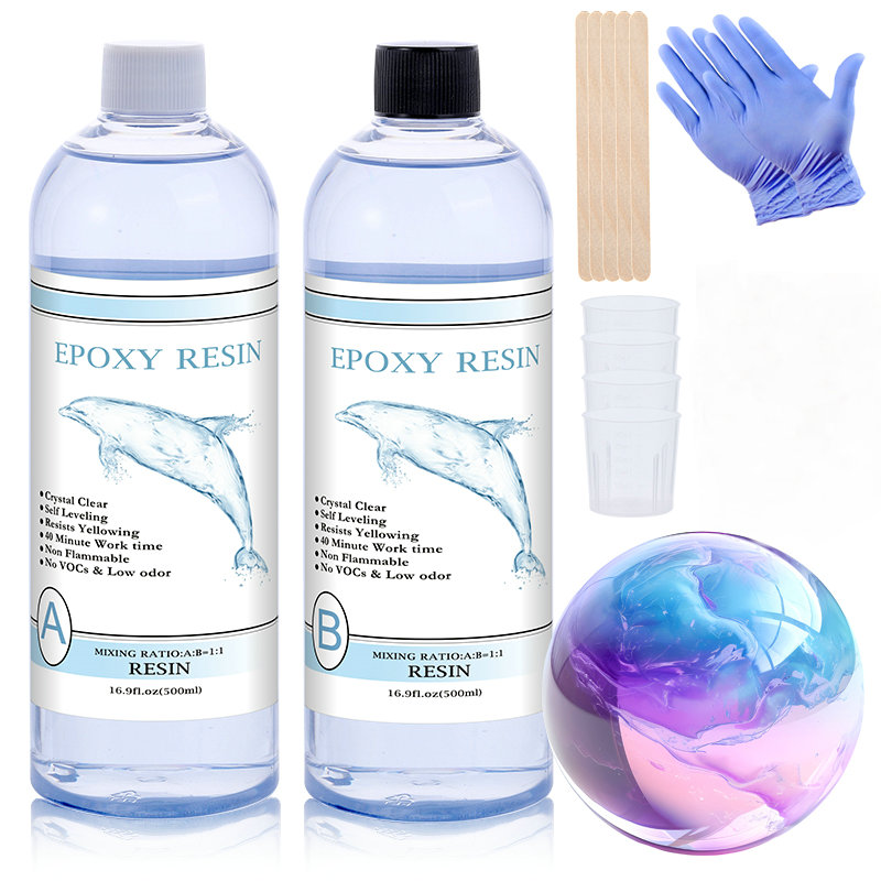 1:1 Clear Epoxy Resin Crystal  - đánh giá và giá Resin Kit Cast