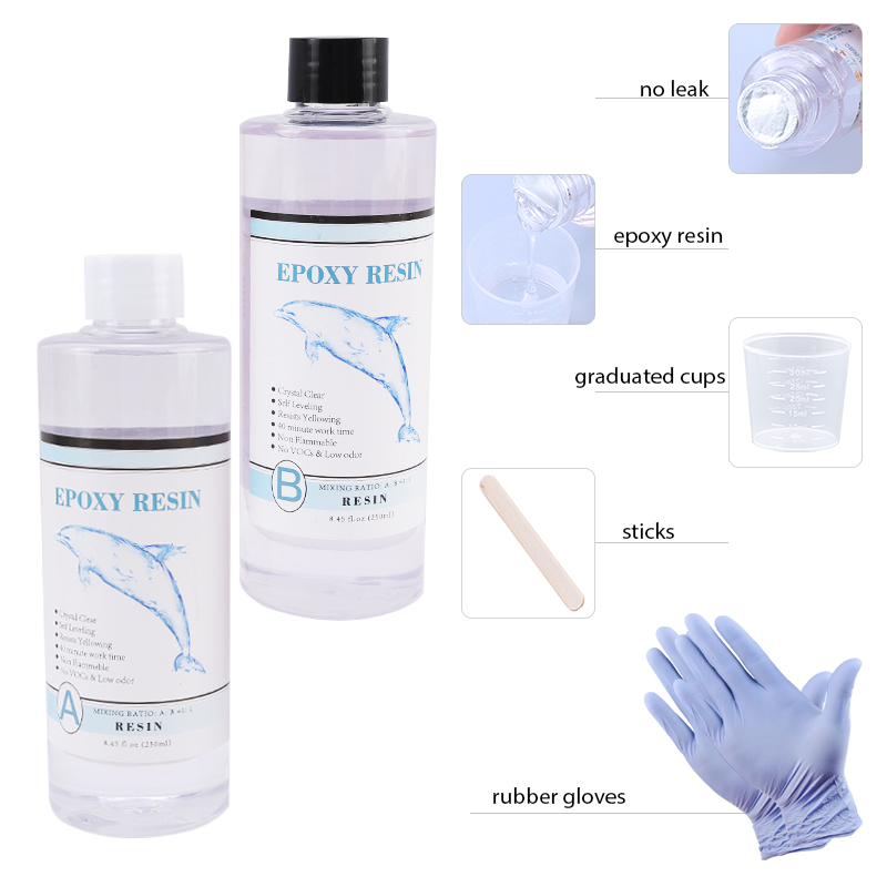 1:1 Clear Epoxy Resin Crystal  - đánh giá và giá Resin Kit Cast