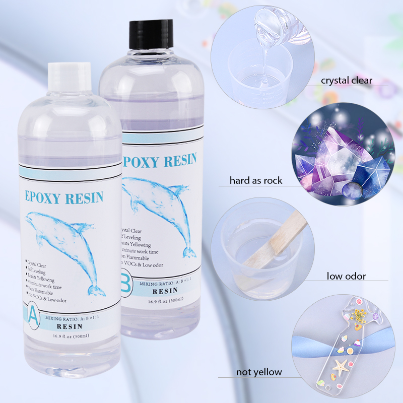 1:1 Clear Epoxy Resin Crystal  - đánh giá và giá Resin Kit Cast