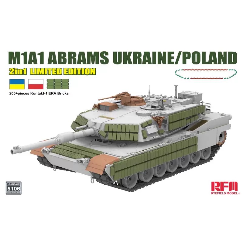 Rye Field 5106 1:35 Scale  M1A - đánh giá và giá Model Kit Ukraine