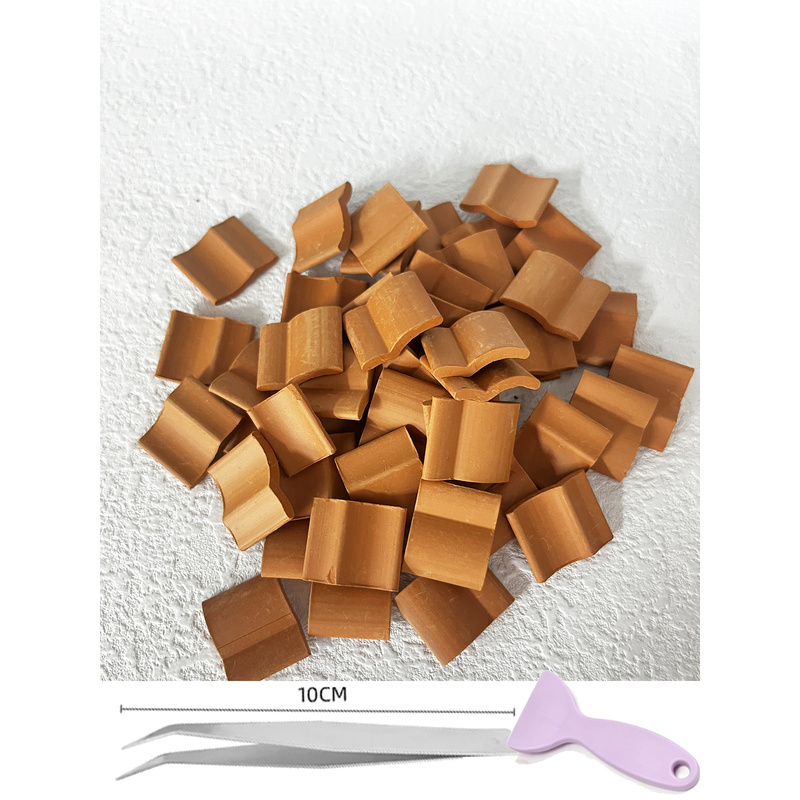 Miniature Roof Tiles Set 100pc - đánh giá và giá Model Kit Tweezers