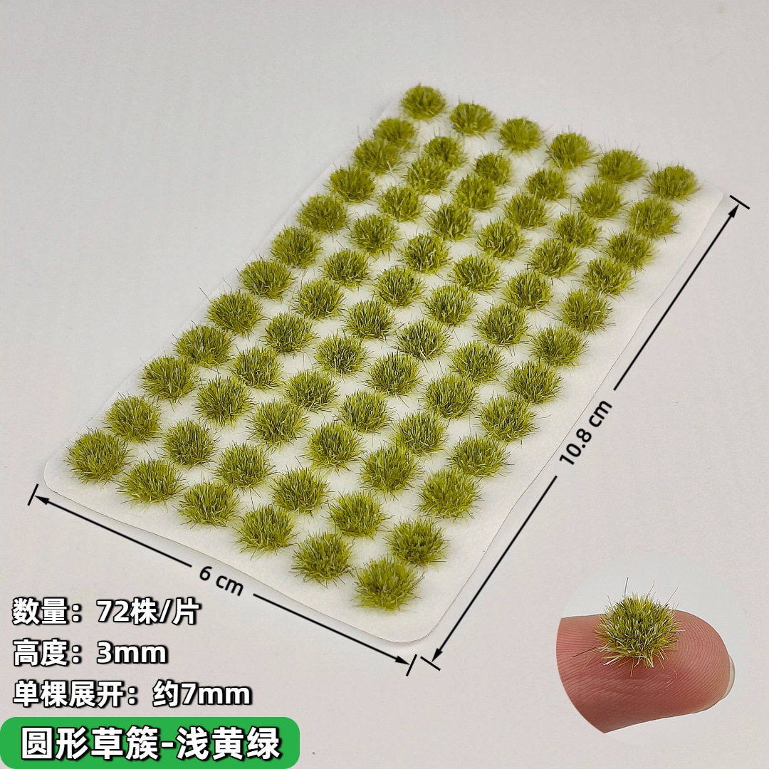 3MM Static Grass Cluster Model - đánh giá và giá Model Kit Diorama