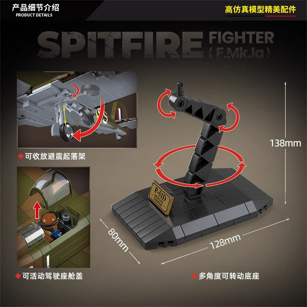 World War Army Military Soldie - đánh giá và giá Model Kit Spitfire
