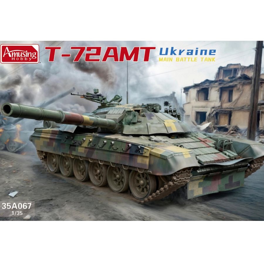 Amusing T-72AMT Ukraine Main B - đánh giá và giá Model Kit Ukraine