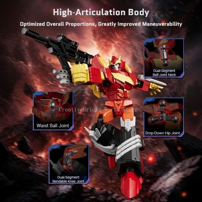Blokees Transformers Galaxy Ve - đánh giá và giá Model Kit Rodimus
