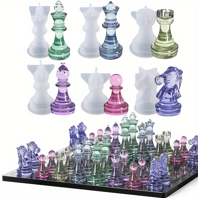 23pcs Chess Set with Silicone  - đánh giá và giá Resin Kit Cast