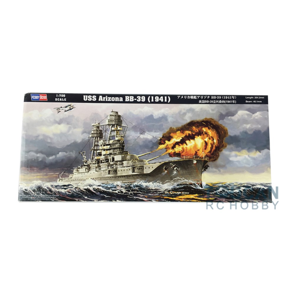 Hobby Boss 83401 1/700 USS Ari - đánh giá và giá Model Kit Uss Arizona