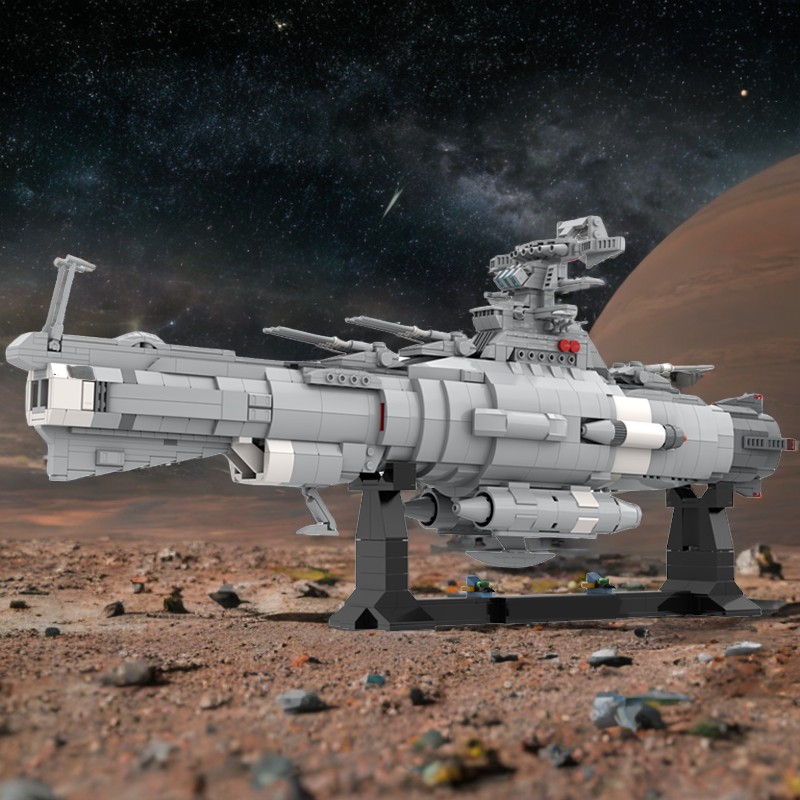 1347pcs MOC Space Battleship Y - đánh giá và giá Model Kit Yamato Space