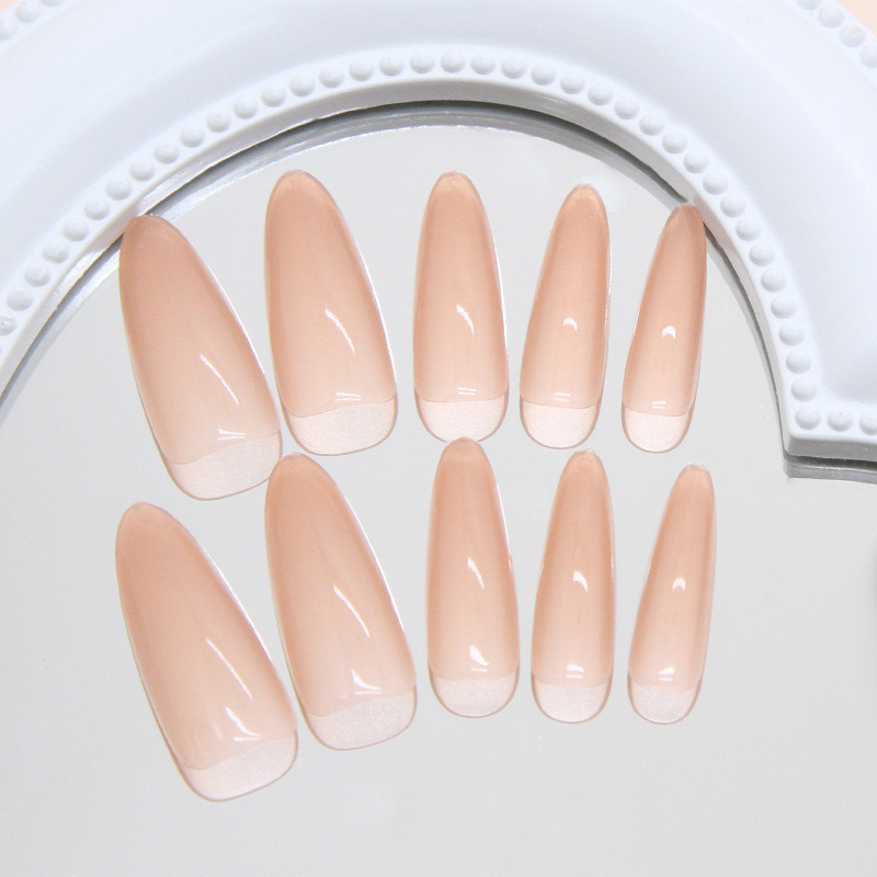 24 Pcs Nude Simple False Nails - đánh giá và giá Sanding Stick Set
