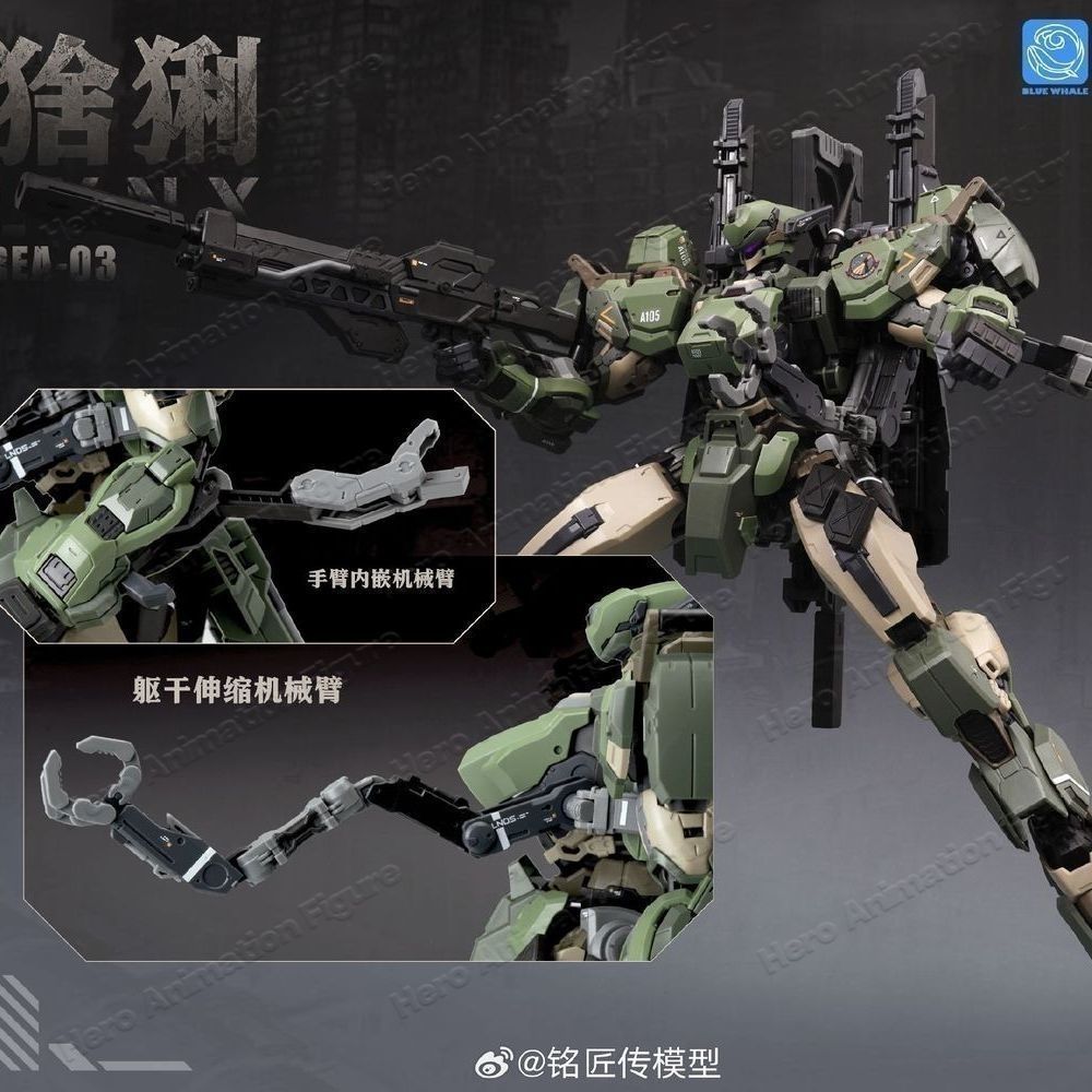 NEW MingjiangZhuan BLUE WHALE  - đánh giá và giá Model Kit Xà Nữ