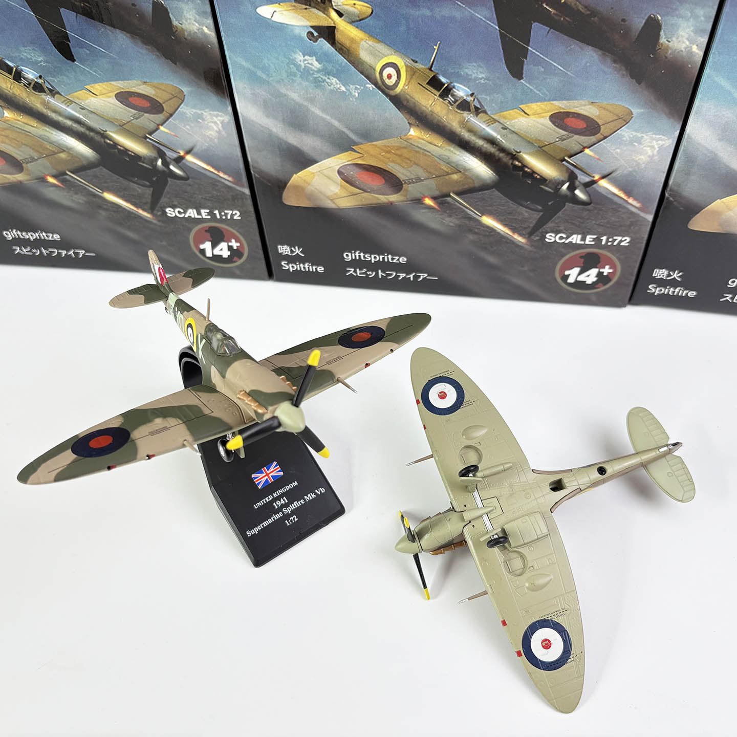 1:72 1/72 Scale WWII British S - đánh giá và giá Model Kit Spitfire