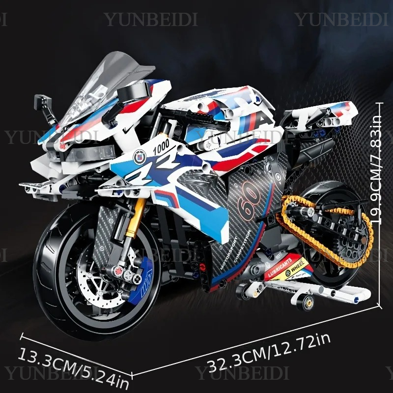 1:8 Motorcycle Building Set To - đánh giá và giá Model Kit Motor Nuclear
