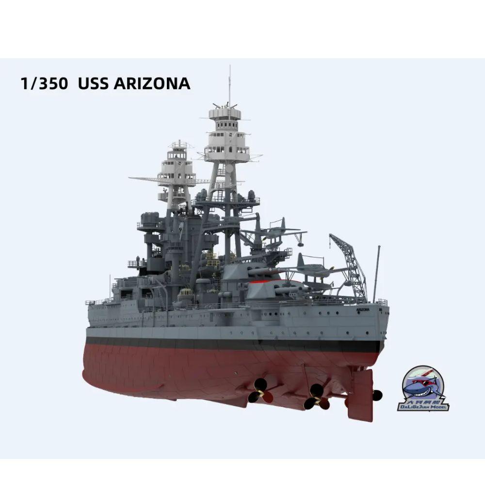 CY CY102 1/350 Scale USS ARIZO - đánh giá và giá Model Kit Uss Arizona