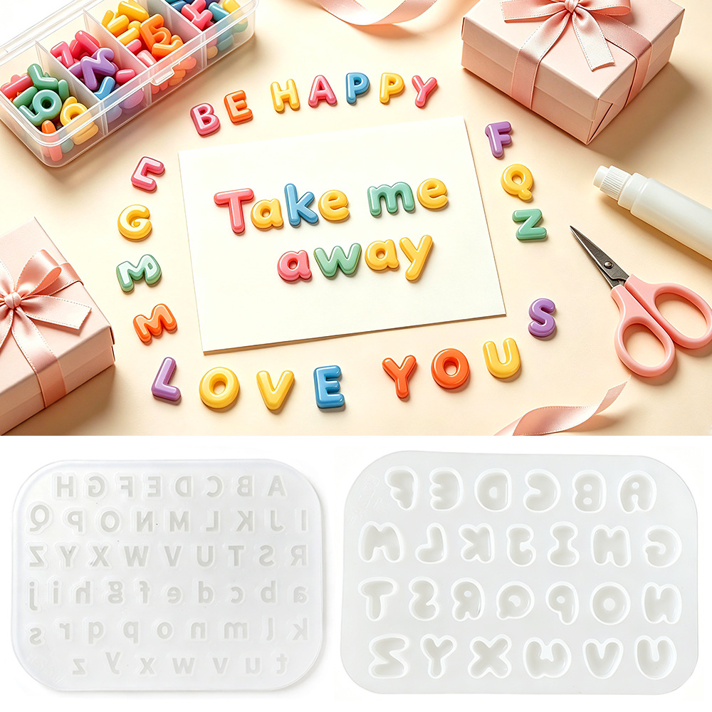2Pcs Mini Letter Silicone Mold - đánh giá và giá Resin Kit Cast