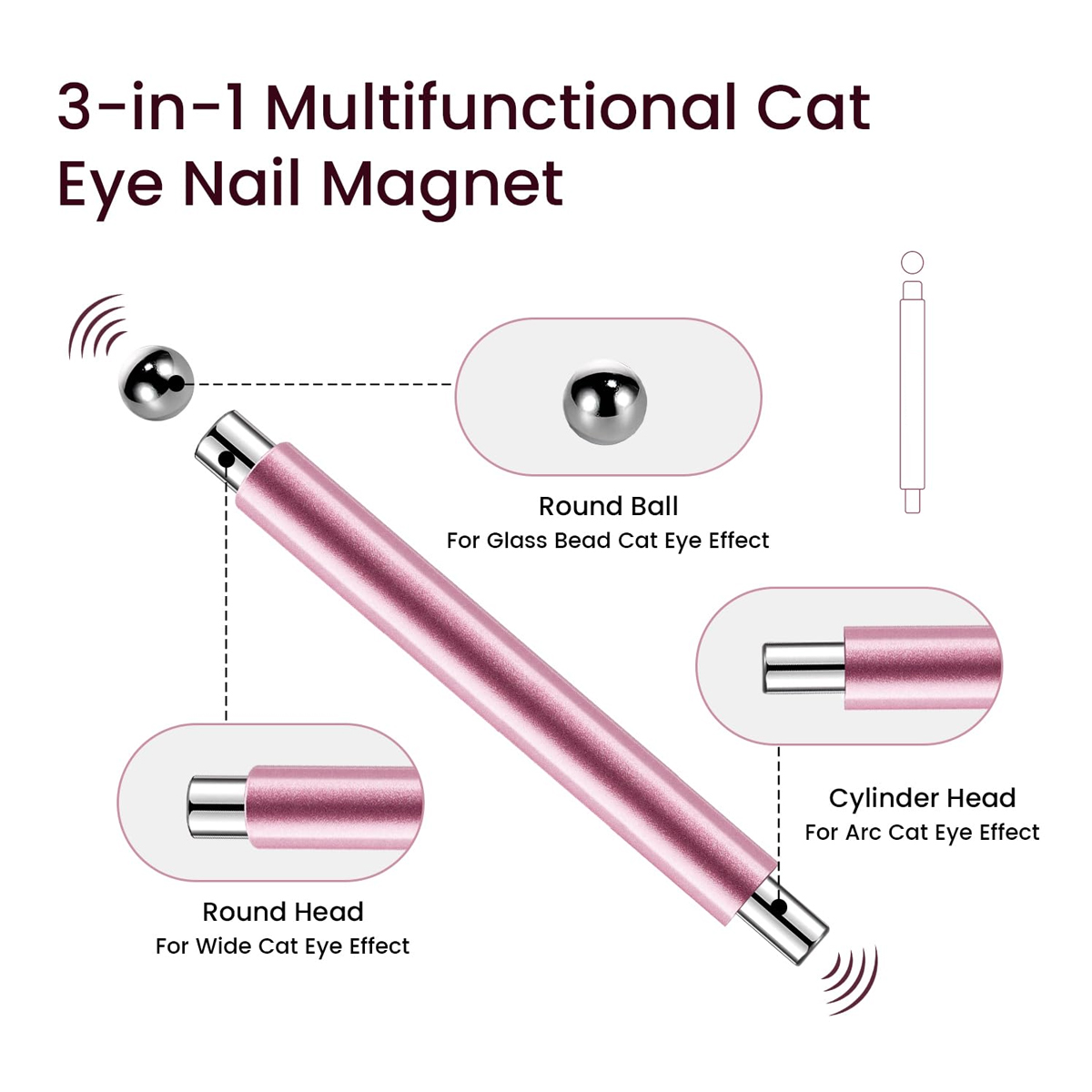 1/2Pcs Cat Eye Magnetic Ball W - đánh giá và giá Sanding Stick Set
