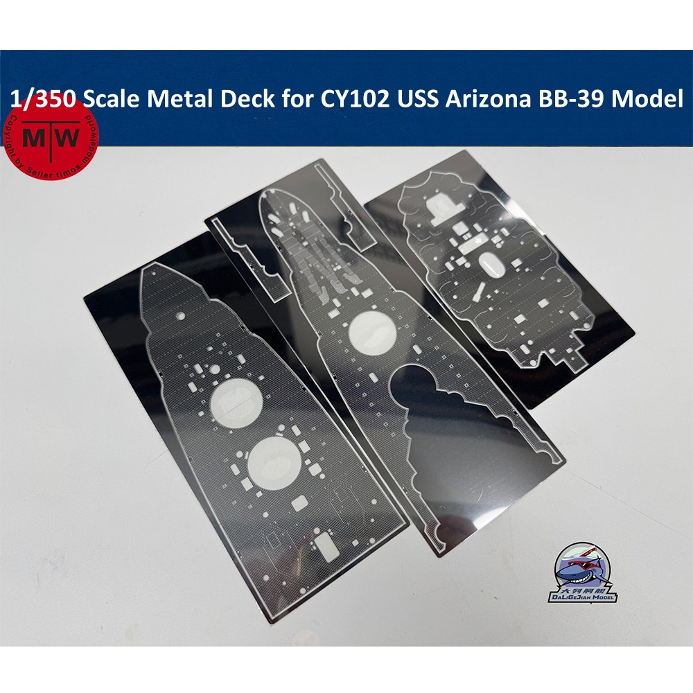 1/350 Scale Metal Deck for CY1 - đánh giá và giá Model Kit Uss Arizona