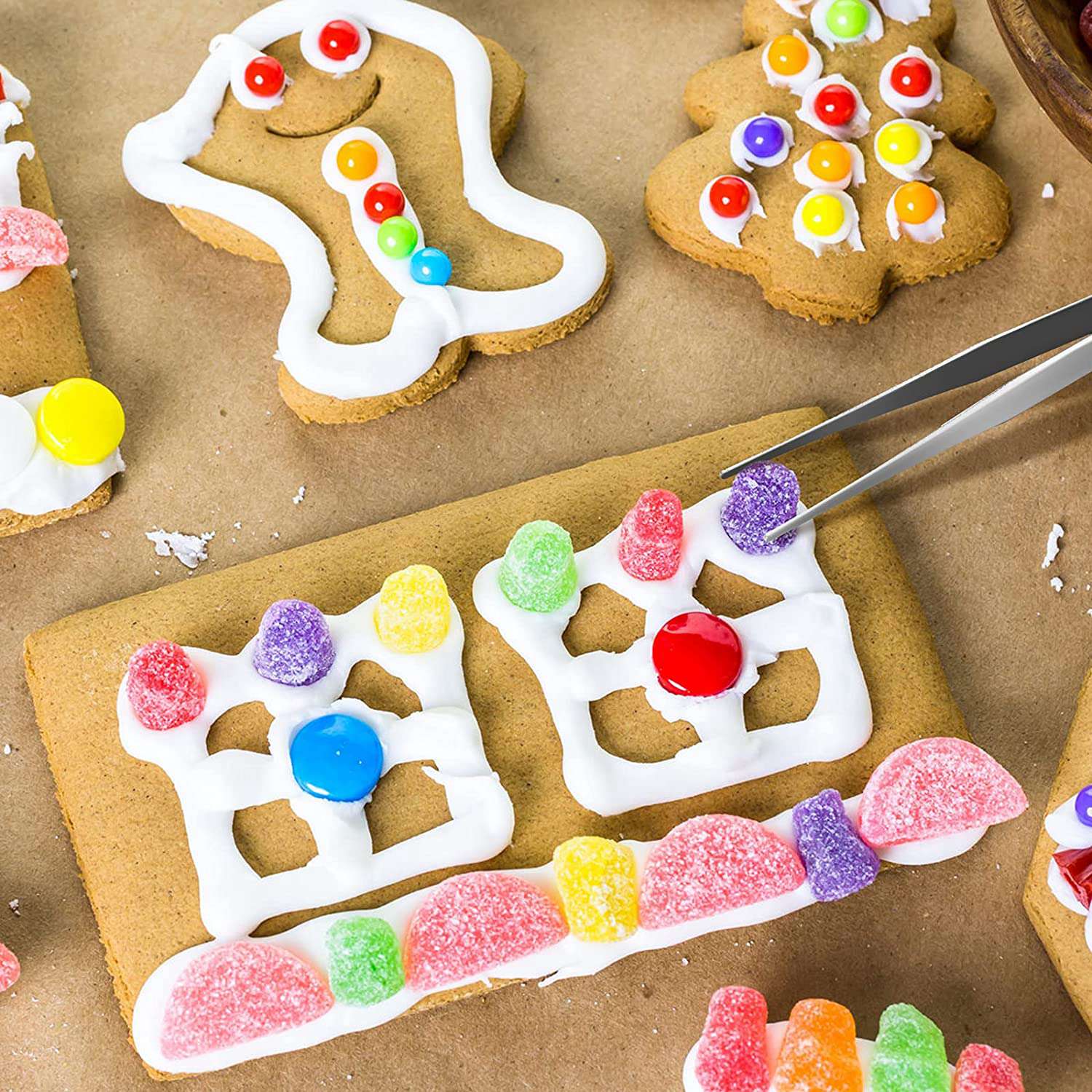 J1UL1N 24 Pcs Cookie Decoratin - đánh giá và giá Model Kit Tweezers