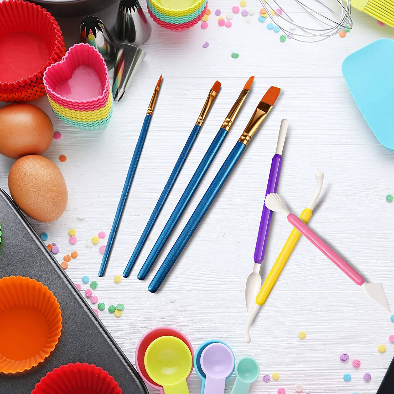 J1UL1N 24 Pcs Cookie Decoratin - đánh giá và giá Model Kit Tweezers