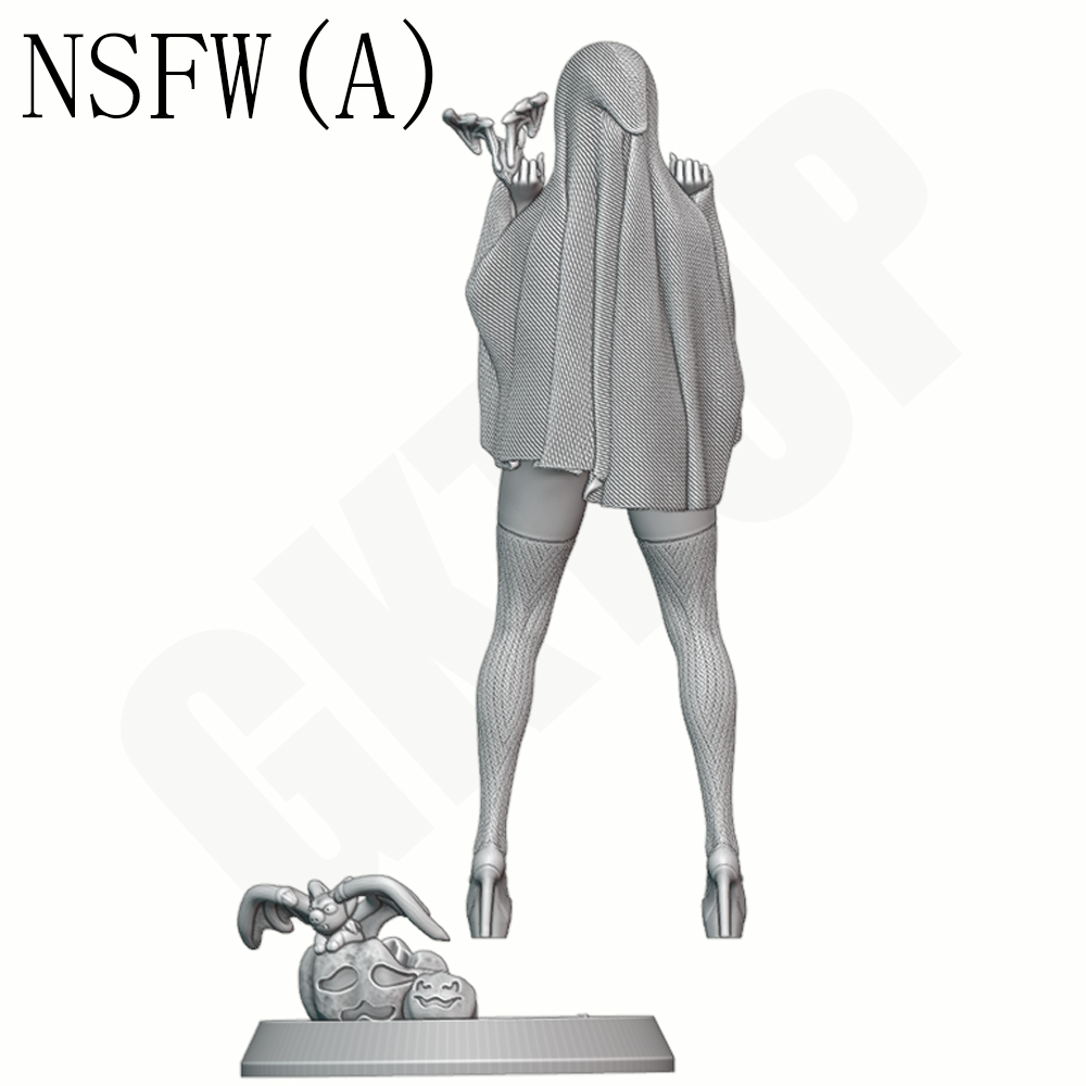 Halloween Ghost Lady 1/24 Scal - đánh giá và giá Model Kit Diorama