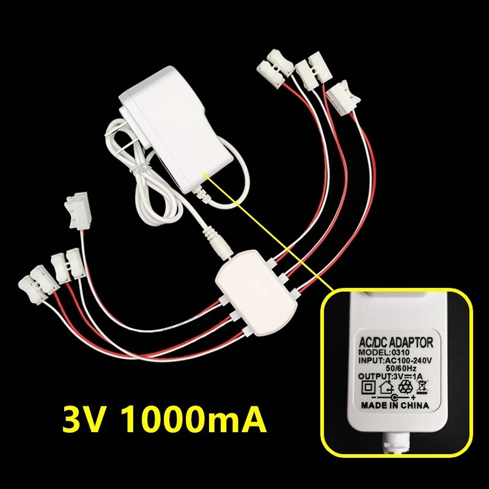 3V 1A Power Supply 6 Ports Wir - đánh giá và giá Model Kit Diorama