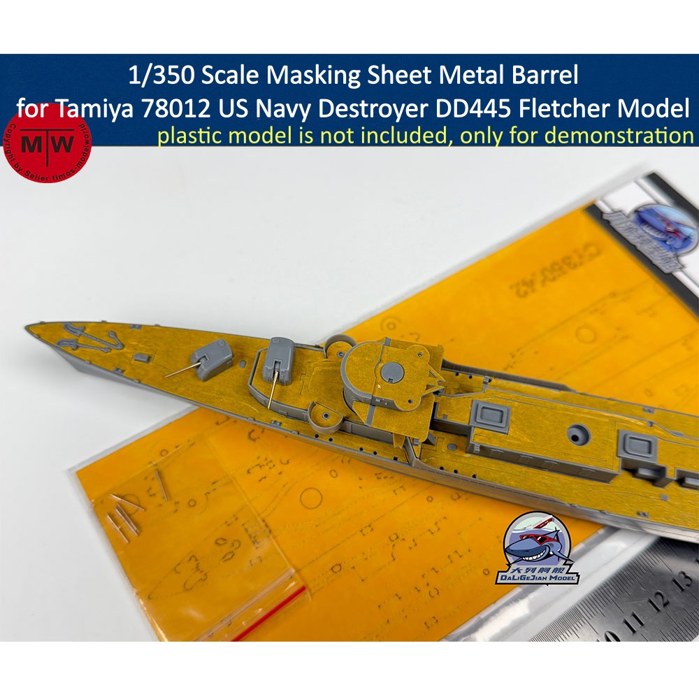 1/350 Scale Masking Sheet Meta - đánh giá và giá Model Kit Destroyer
