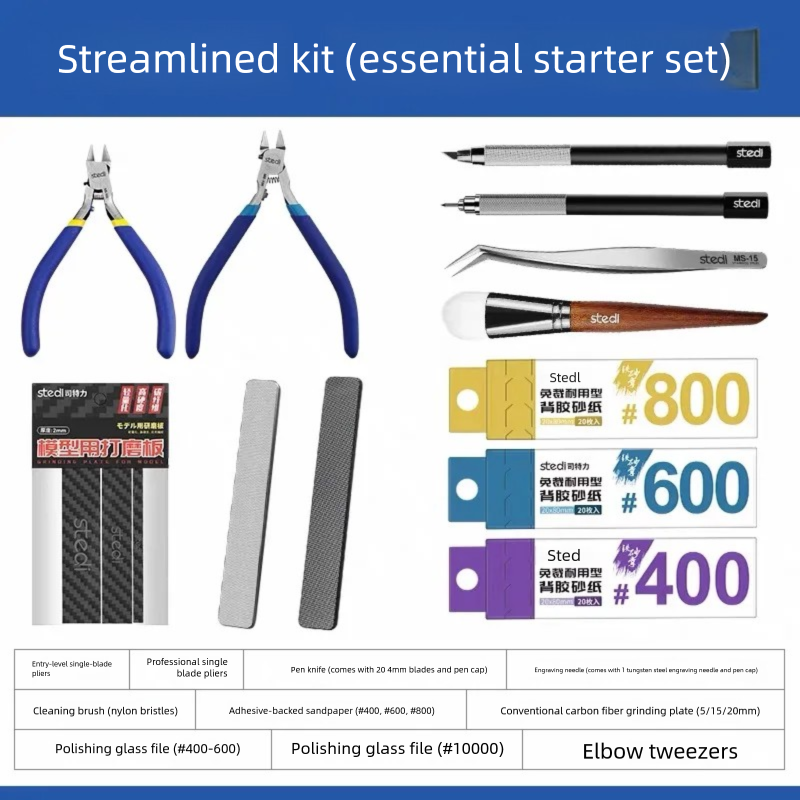 Stedi Combo Pack Double Edge S - đánh giá và giá Model Kit Tweezers