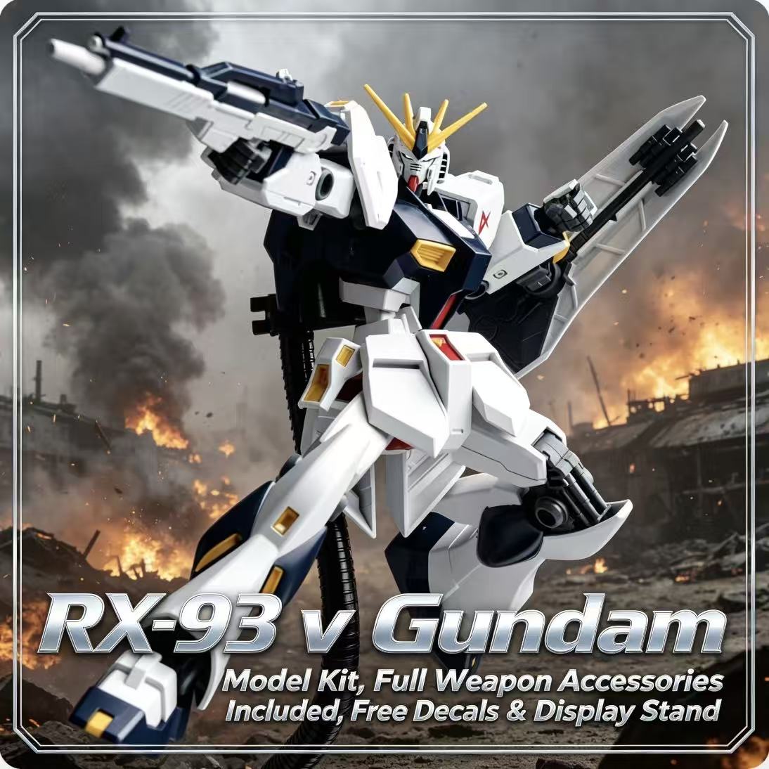 93HG 1/144 ENTRY GRADE RX-93 V - đánh giá và giá Model Kit Gundam Mg