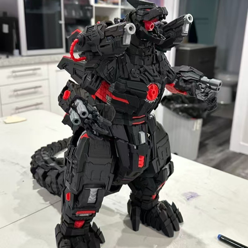 3D Printed Mechanical Godzilla - đánh giá và giá Model Kit Kiryu