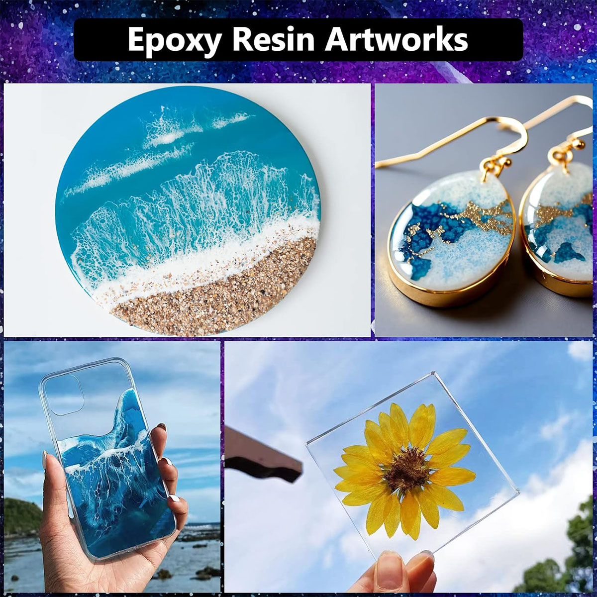 1000ml Crystal Clear Epoxy Res - đánh giá và giá Resin Kit Cast