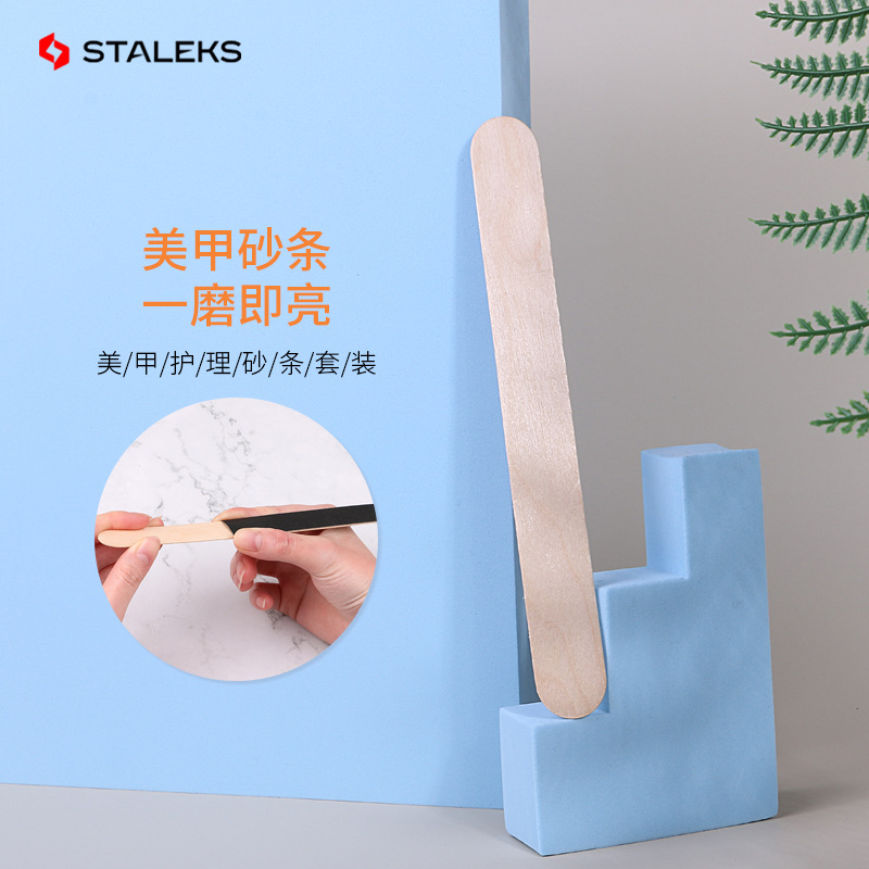 Staleks Thanh Gỗ Ban Móng Dải  - đánh giá và giá Sanding Stick Set
