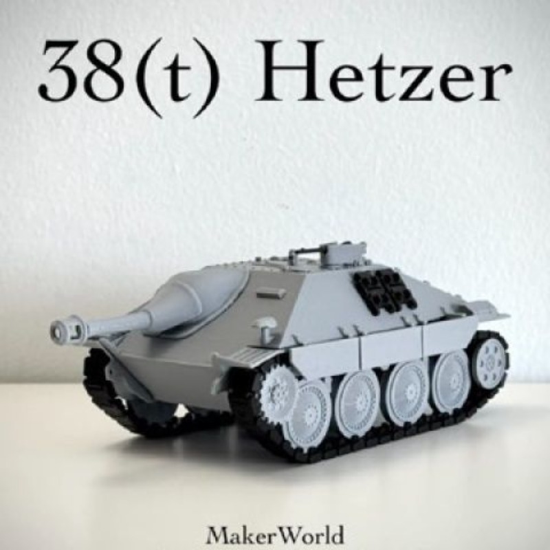 WW II 38(t) Hetzer War Armor M - đánh giá và giá Model Kit Destroyer