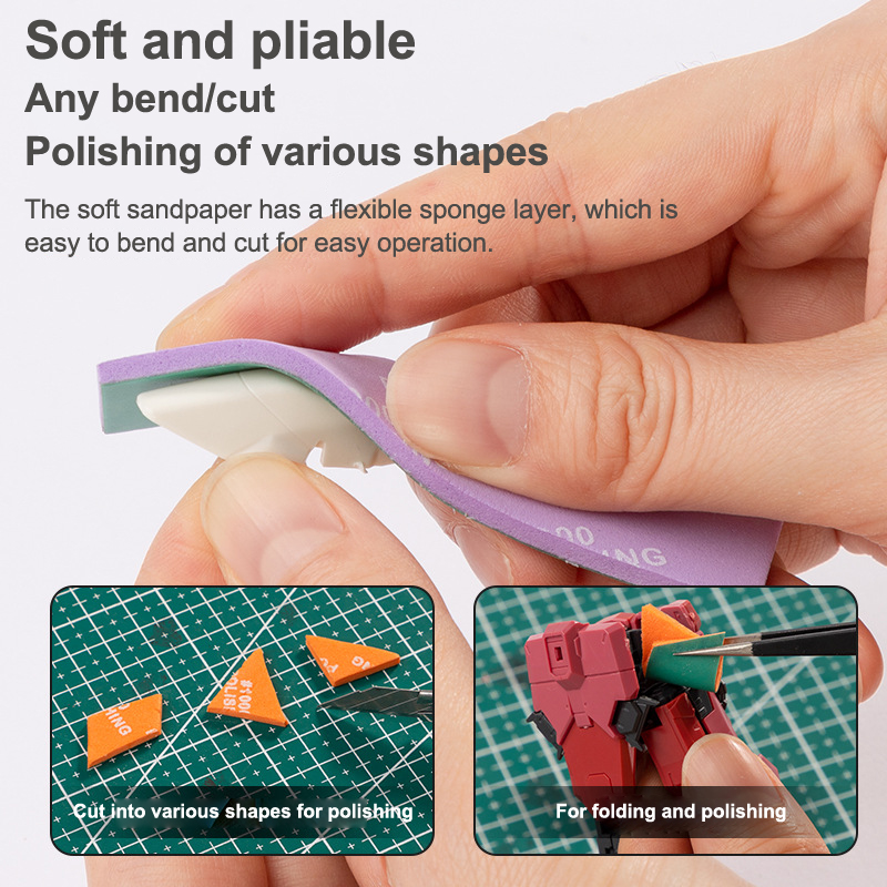 9Pcs/set 400~1200 Semi-rigid S - đánh giá và giá Sanding Stick Set